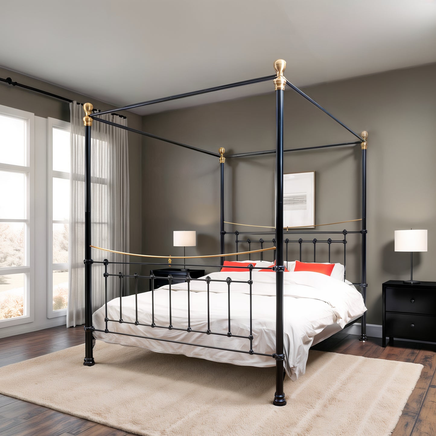 Durham four-poster bed