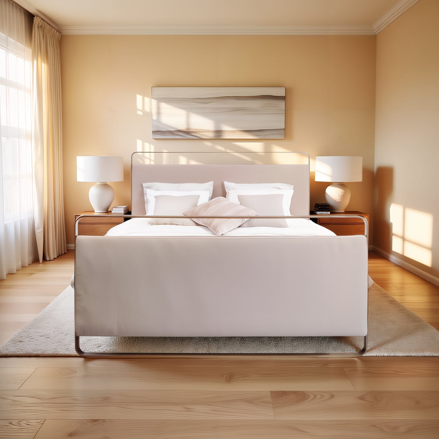 Front view milano bed
