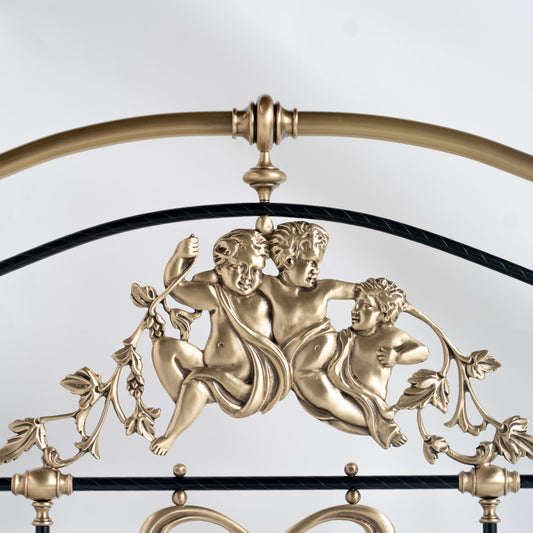 brass bed ferrobellissimo detail 