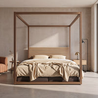 The Loft hemelbed met hoofdbord