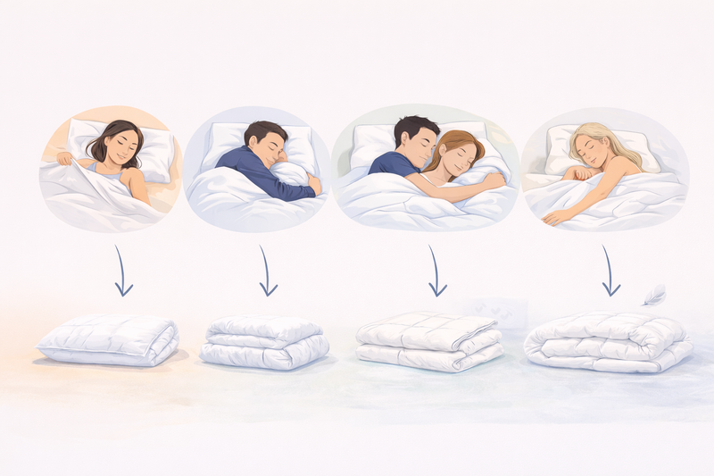 Which duvet is right for you? How to choose the right duvet without feeling overwhelmed