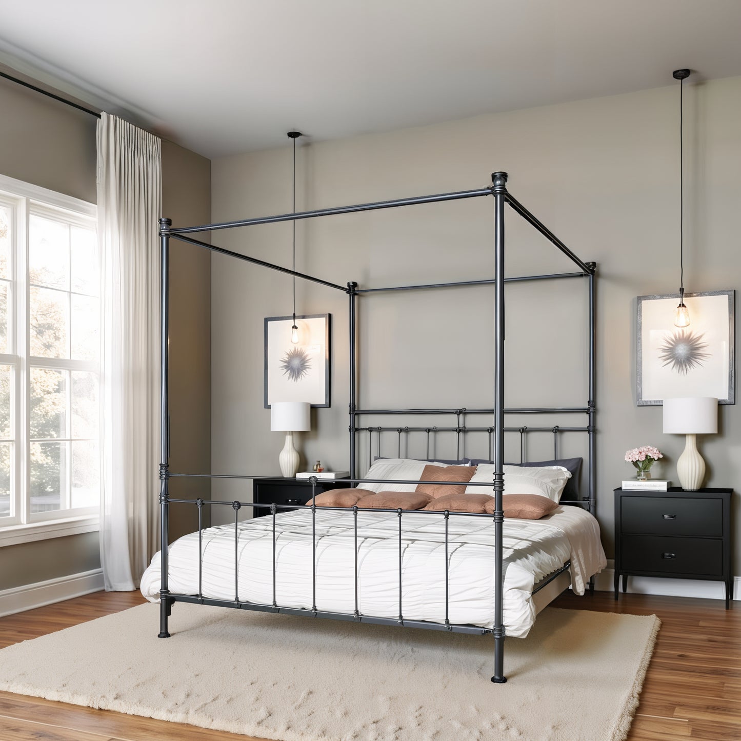 Antwerp canopy bed 180x200cm